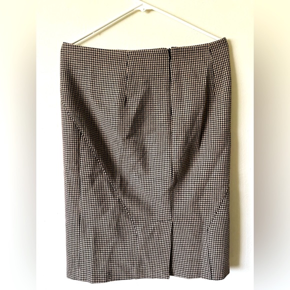 Premise Studio Black And Brown Herringbone Skirt - Picture 2 of 6